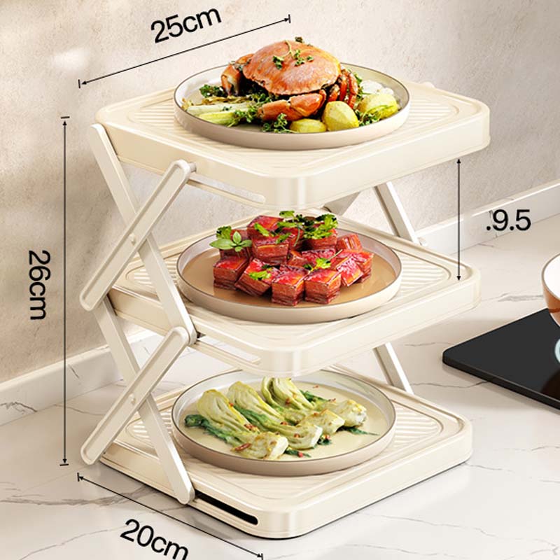Multi-layer Dish & Prep Tray Storage Rack