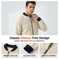 Men's Casual Waffle Knit Thermal Jacket