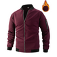 Men's Casual Waffle Knit Thermal Jacket