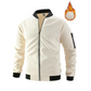 Men's Casual Waffle Knit Thermal Jacket