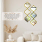 🔥50% OFF for a limited time🔥12PCS 3D Acrylic Mirror Rhombus Wall Stickers