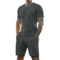 Men's Athletic T-Shirt & Shorts 2-Piece Set