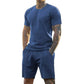 Men's Athletic T-Shirt & Shorts 2-Piece Set