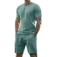 Men's Athletic T-Shirt & Shorts 2-Piece Set