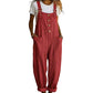 🔥Hot Sale Offers-Women's Casual Loose Fit Button-Front Overalls