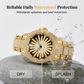⏳Time-Limited Special⏰Men's Iced-Out Watch with Rotating Dial – Sparkling Crystals, Precise Quartz & Butterfly Clasp ✨