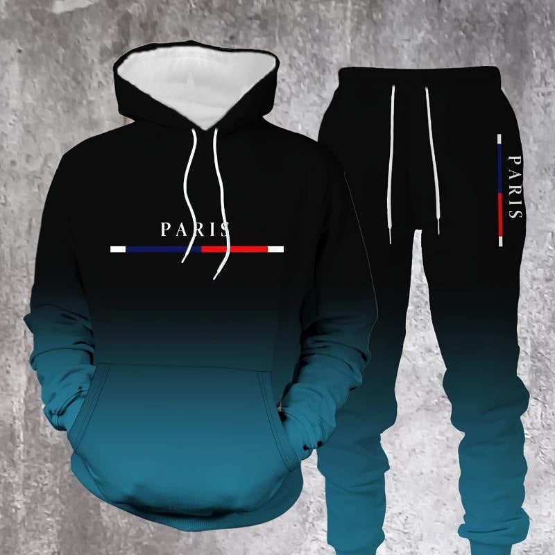 ⏳Time-Limited Special⏰Men's Gradient Tracksuit Set - Hoodie and Sweatpants