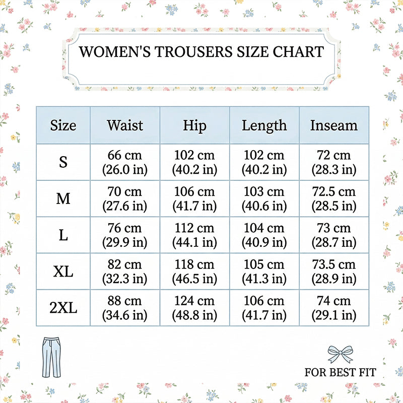 Women's Floral Print Wide-Leg Pants
