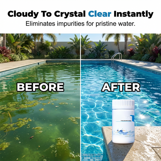 💐 50% OFF FLASH SALE! Crystal Clear Pool Cleaning Tablets – Instant Dissolve, Sparkling Water in Hours 💧✨ 【Limited Time】