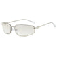 Y2K Retro Rimless Sunglasses for Women