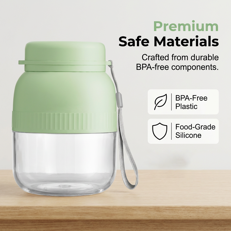 Portable Blender with Dual Lids & Cups