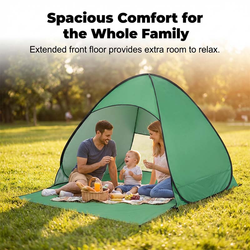 🔥 New for 2026! 🔥 Automatic pop-up beach tent – foldable for storage and reusable!