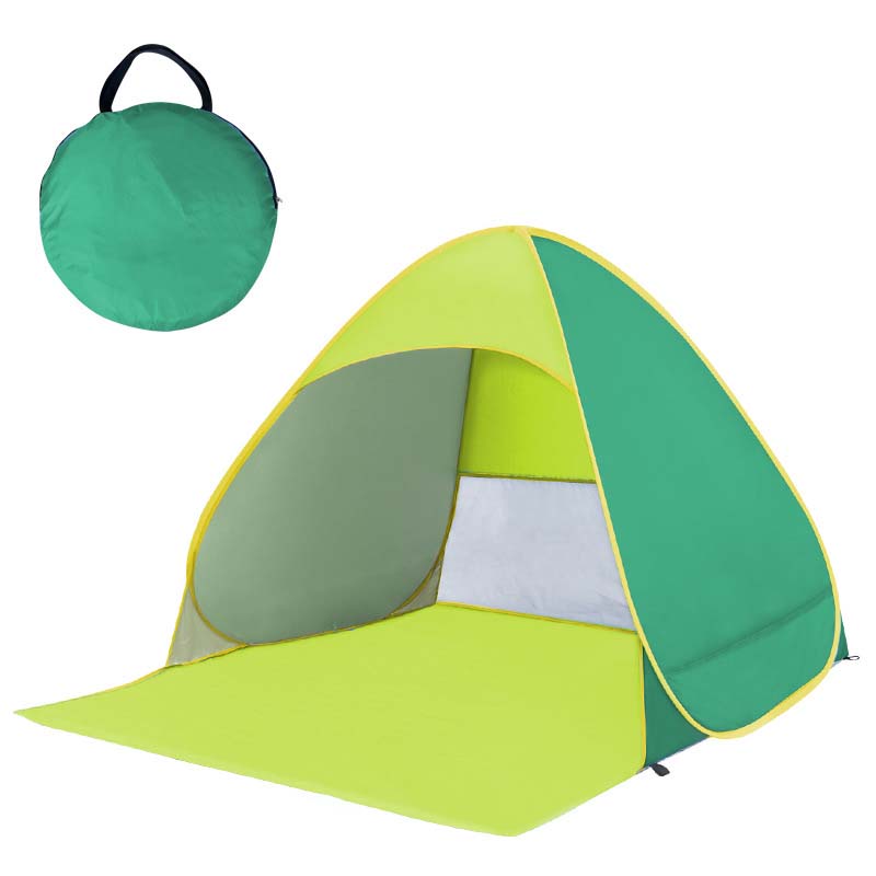 🔥 New for 2026! 🔥 Automatic pop-up beach tent – foldable for storage and reusable!