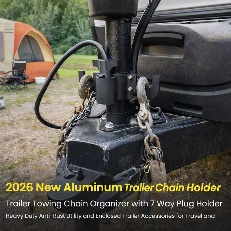Aluminum Trailer Towing Chain Organizer Mount