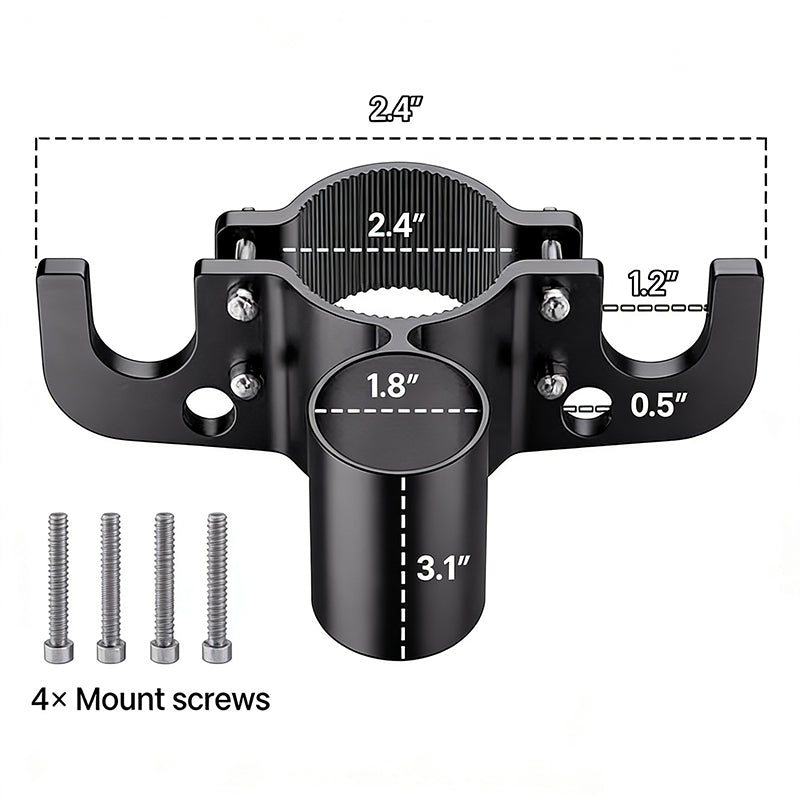 Aluminum Trailer Towing Chain Organizer Mount