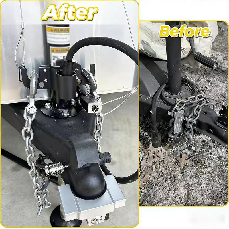 Aluminum Trailer Towing Chain Organizer Mount