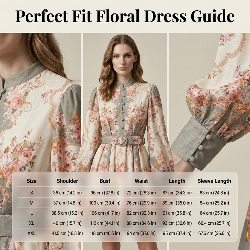 🔥Hot Deals-Romantic Floral Print High Neck Mini Dress