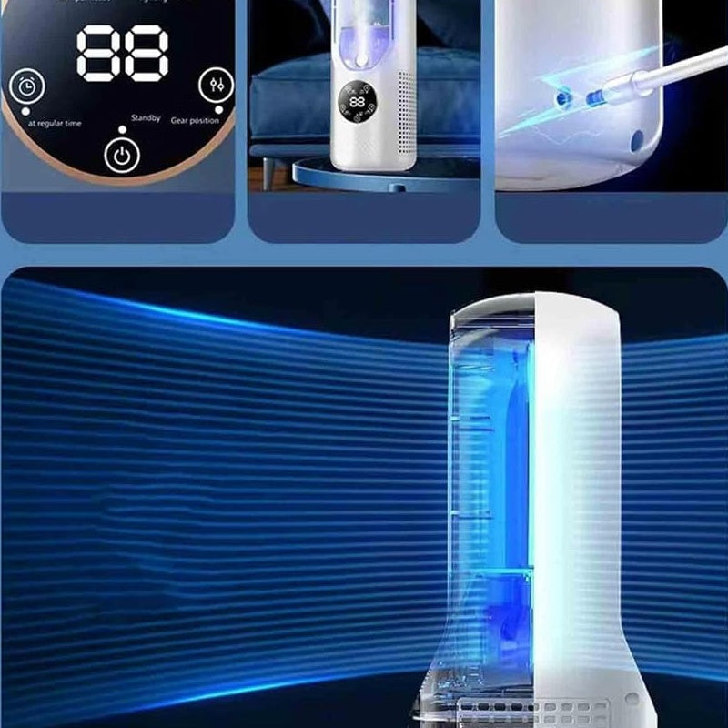 💥Limited-time offer-6-Speed Bladeless Electric Fan with Light