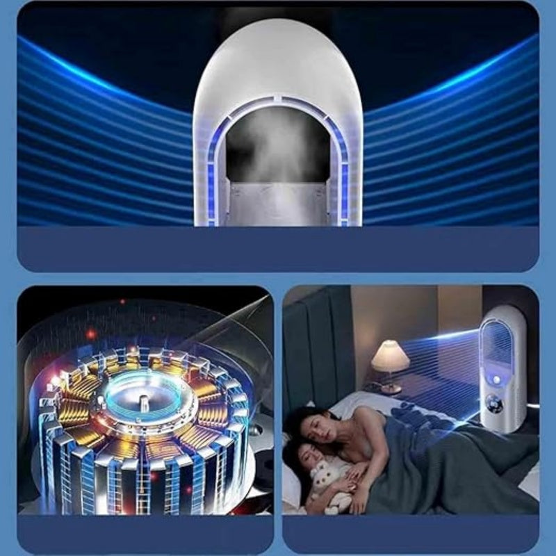 💥Limited-time offer-6-Speed Bladeless Electric Fan with Light