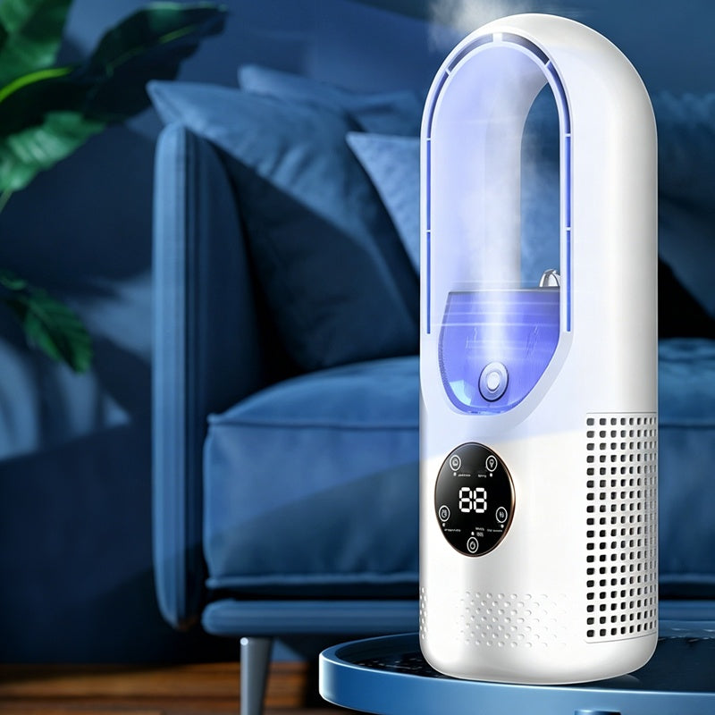 💥Limited-time offer-6-Speed Bladeless Electric Fan with Light