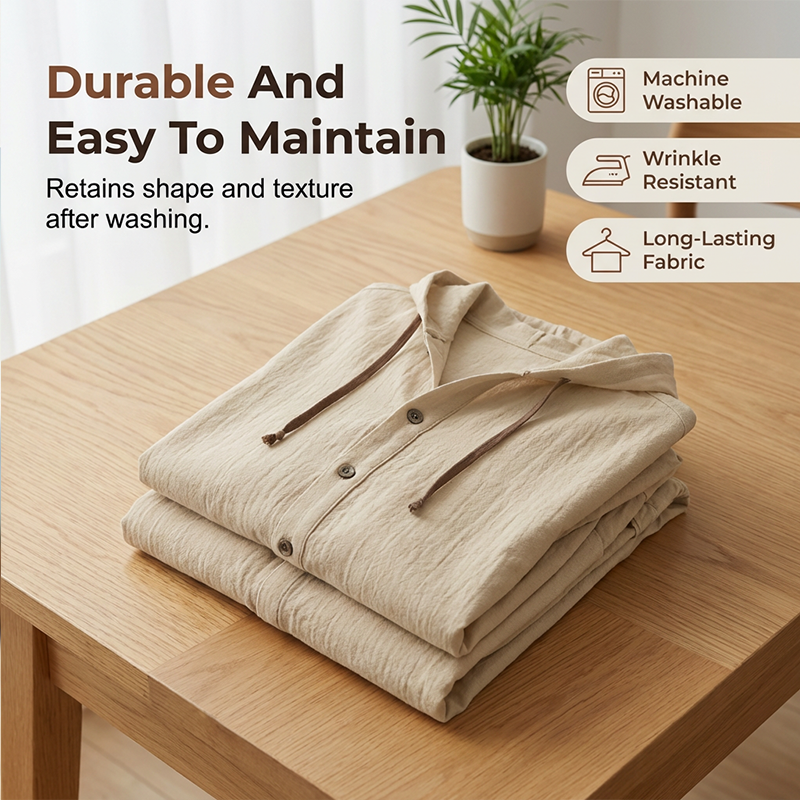 🔥Limited-time offer-Men's Casual Hooded Shirt & Pants Set