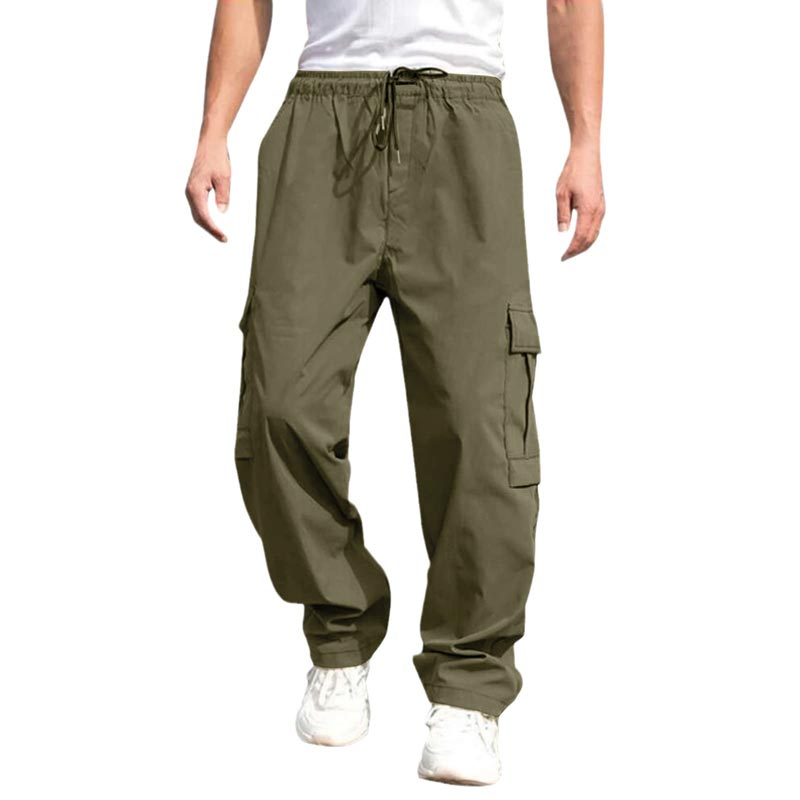 👖 Comfort Meets Style: Men’s Loose Fit Casual Pants with Multiple Pockets ✨