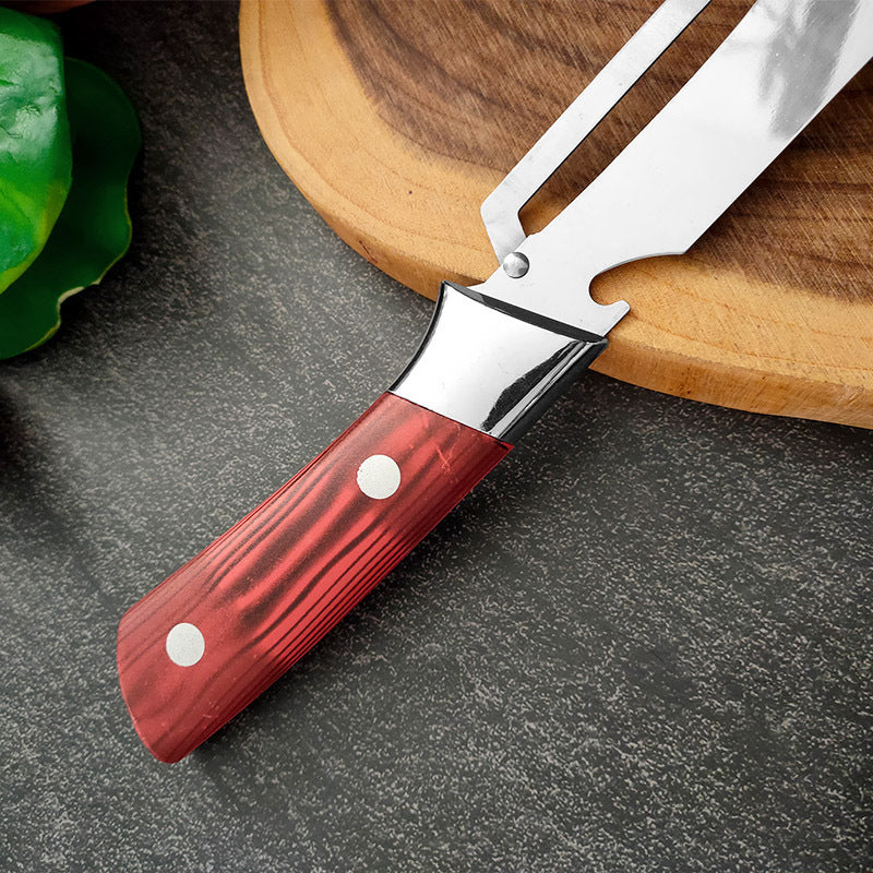 🥒 LIMITED TIME 50% OFF! ⚡ Thickened Stainless Steel Multi-Peeler – Heavy-Duty, Wide Blade, Bottle Opener 🍺