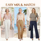 🎁New arrival 40% OFF💥Women's High-Waist Wide-Leg Trousers