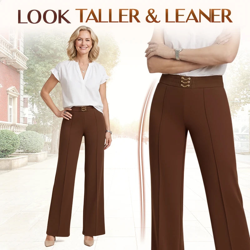 🎁New arrival 40% OFF💥Women's High-Waist Wide-Leg Trousers