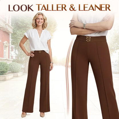 🎁New arrival 40% OFF💥Women's High-Waist Wide-Leg Trousers