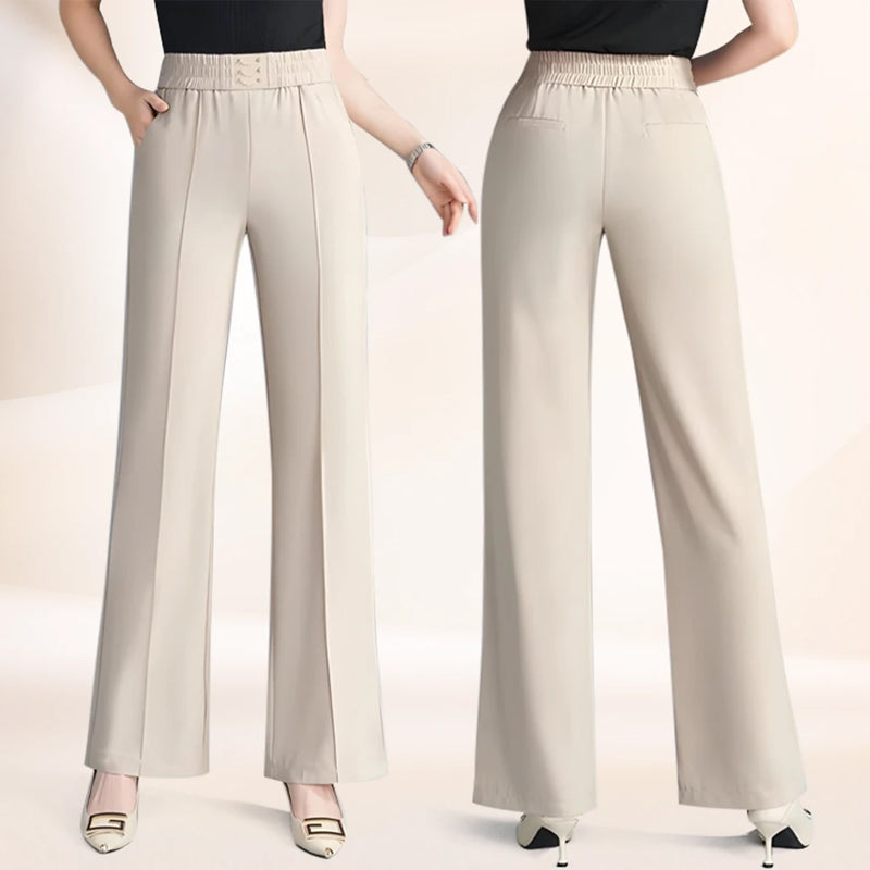 🎁New arrival 70% OFF💥Women's High-Waist Wide-Leg Trousers