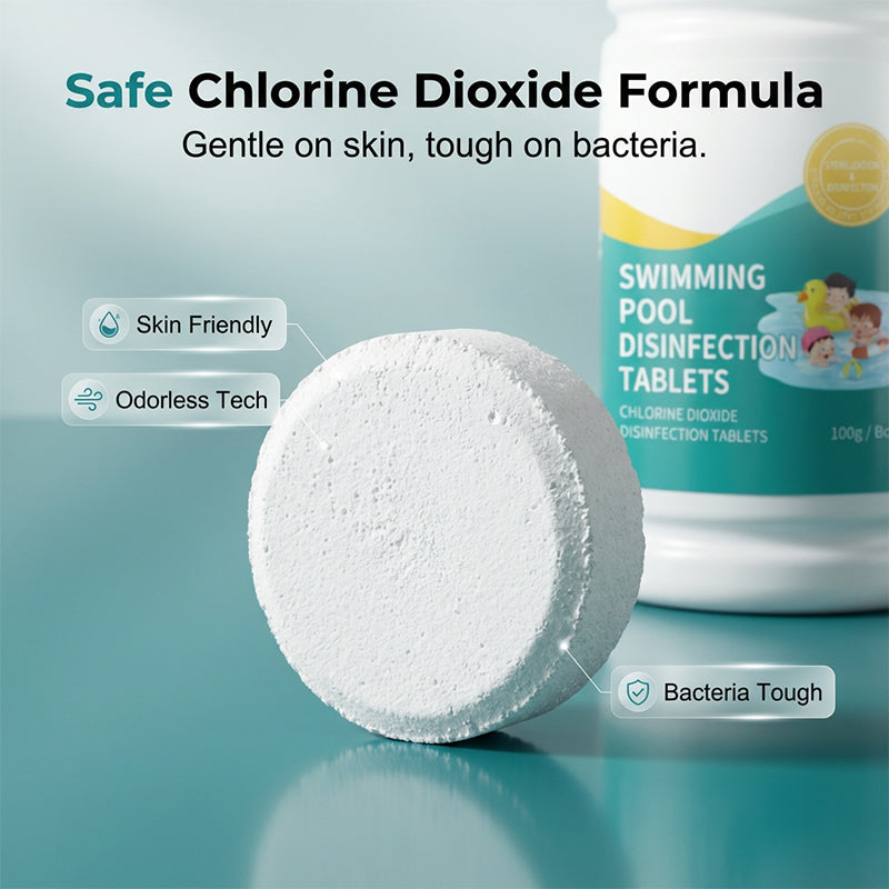 🔥 2026 Summer Hot Sale 🔥High-Efficacy Pool Effervescent Disinfection Tablets