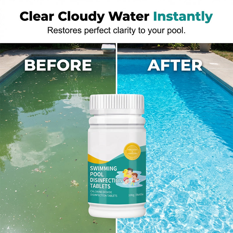 🔥 2026 Summer Hot Sale 🔥High-Efficacy Pool Effervescent Disinfection Tablets