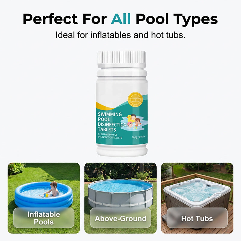 🔥 2026 Summer Hot Sale 🔥High-Efficacy Pool Effervescent Disinfection Tablets