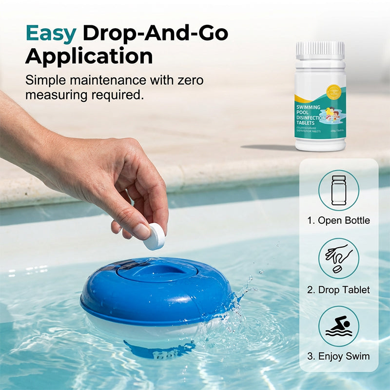 🔥 2026 Summer Hot Sale 🔥High-Efficacy Pool Effervescent Disinfection Tablets