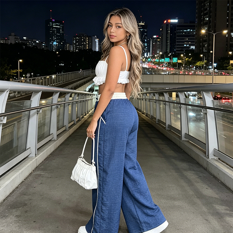 📢📢30% OFF !! ⏰Women's High-Waist Wide-Leg Pants