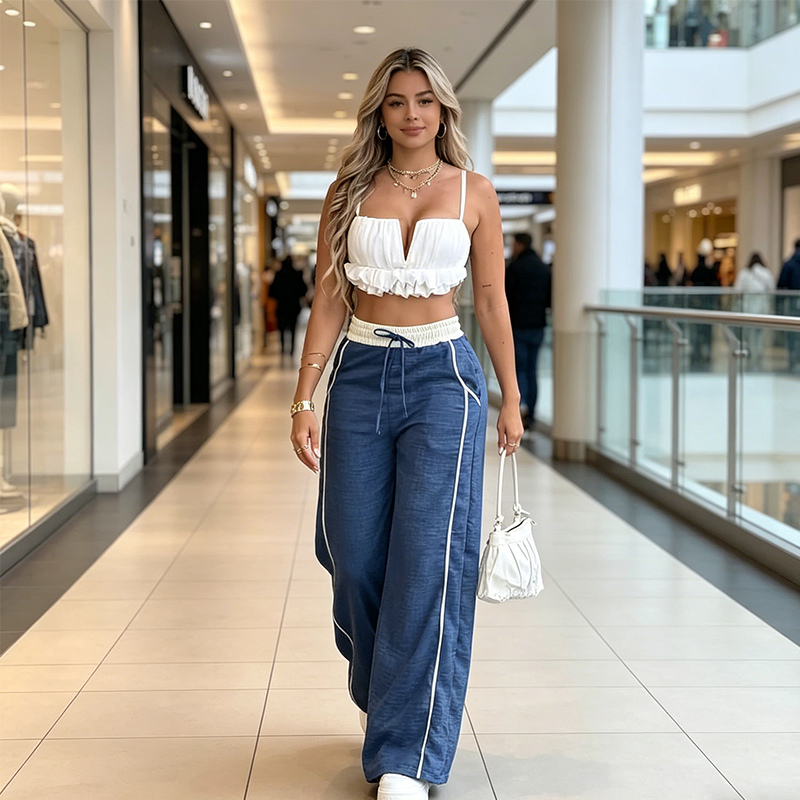 📢📢30% OFF !! ⏰Women's High-Waist Wide-Leg Pants