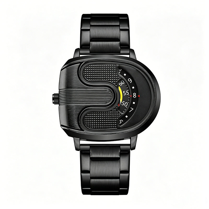 Men's Fashion U-Shaped Dial Watch
