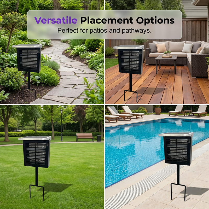 🏆2026 New Arrivals - 50% Off!🔥3500V High Powered Solar Bug Zapper for Indoor & Outdoor
