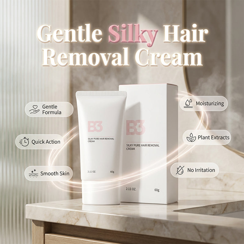 🕒Gentle 8-Minute Hair Removal Cream– The Ultimate Hair Removal Cream ✨