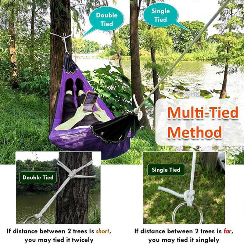 Upgraded Camping Hammock with Ropes