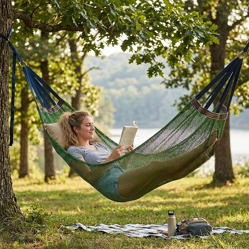 Upgraded Camping Hammock with Ropes