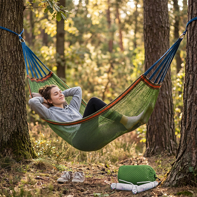 Upgraded Camping Hammock with Ropes