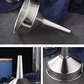 ⏰🔥LIMITED TIME 50% OFF! 🍳 Stainless Steel Kitchen Funnel – Durable, Easy to Use & Perfect for Cooking, Baking & Storage ✨🧑‍🍳