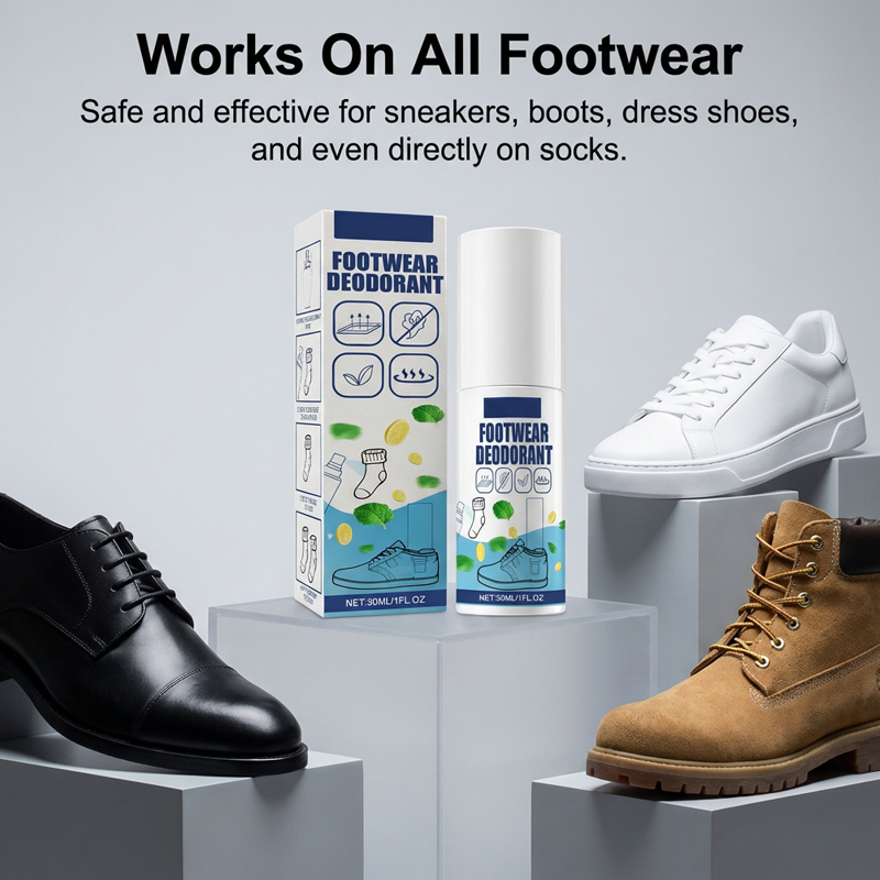 Footwear Deodorant Spray for Shoes and Socks
