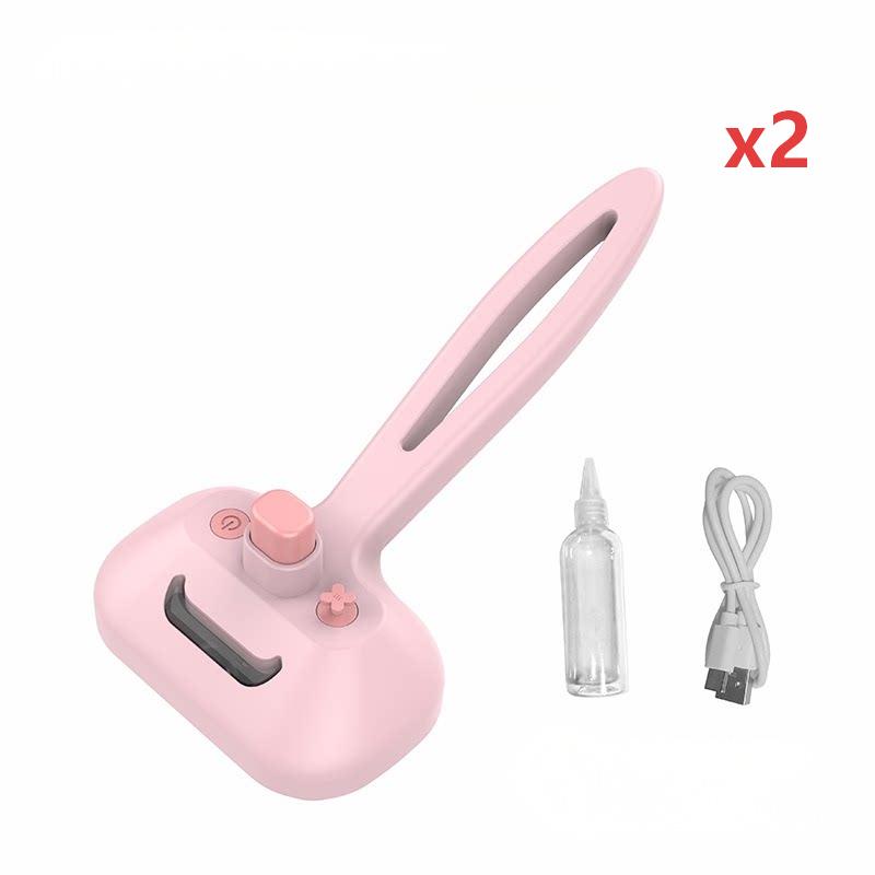Self-Cleaning Mist Pet Brush with UV Light