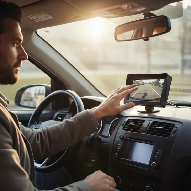One Screen Shades, Dual Views Unfold. 🚗✨ Your Car's HD Entertainment Display. 🎬📱