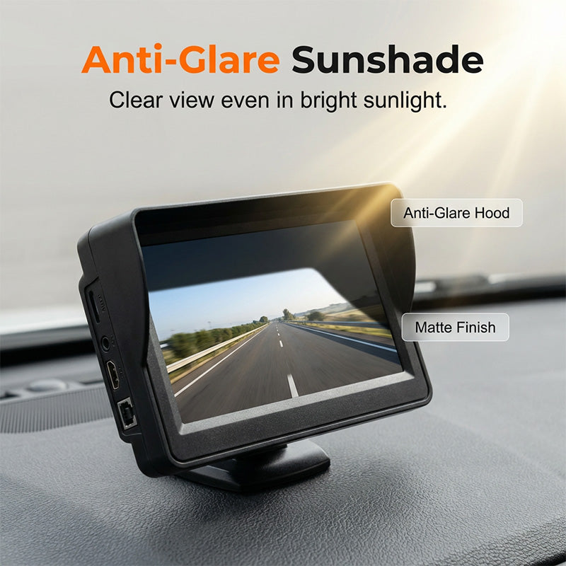 One Screen Shades, Dual Views Unfold. 🚗✨ Your Car's HD Entertainment Display. 🎬📱