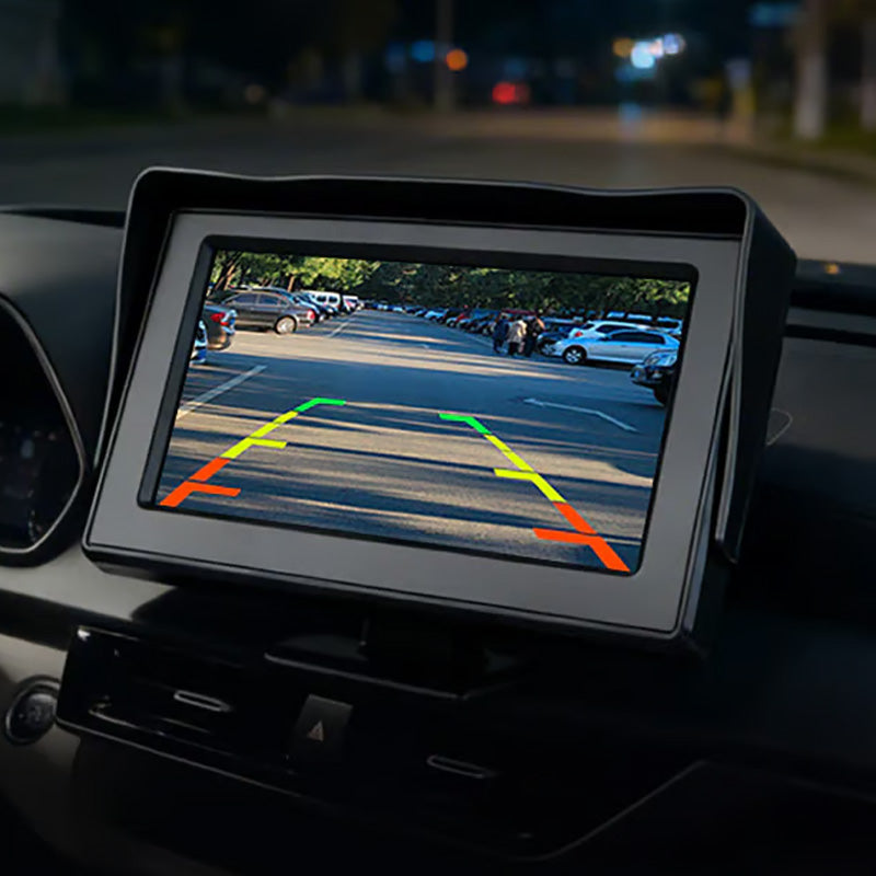 One Screen Shades, Dual Views Unfold. 🚗✨ Your Car's HD Entertainment Display. 🎬📱