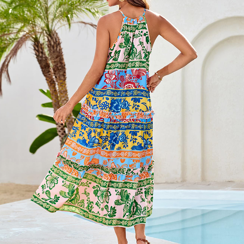 🌸LAST DAY SPECIAL PRICE!!🌸Women's Charming Loose Bold Print Dresses